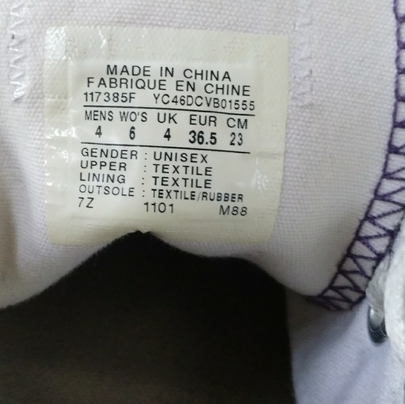 Purple Low Top Converse - Picture 4 of 4